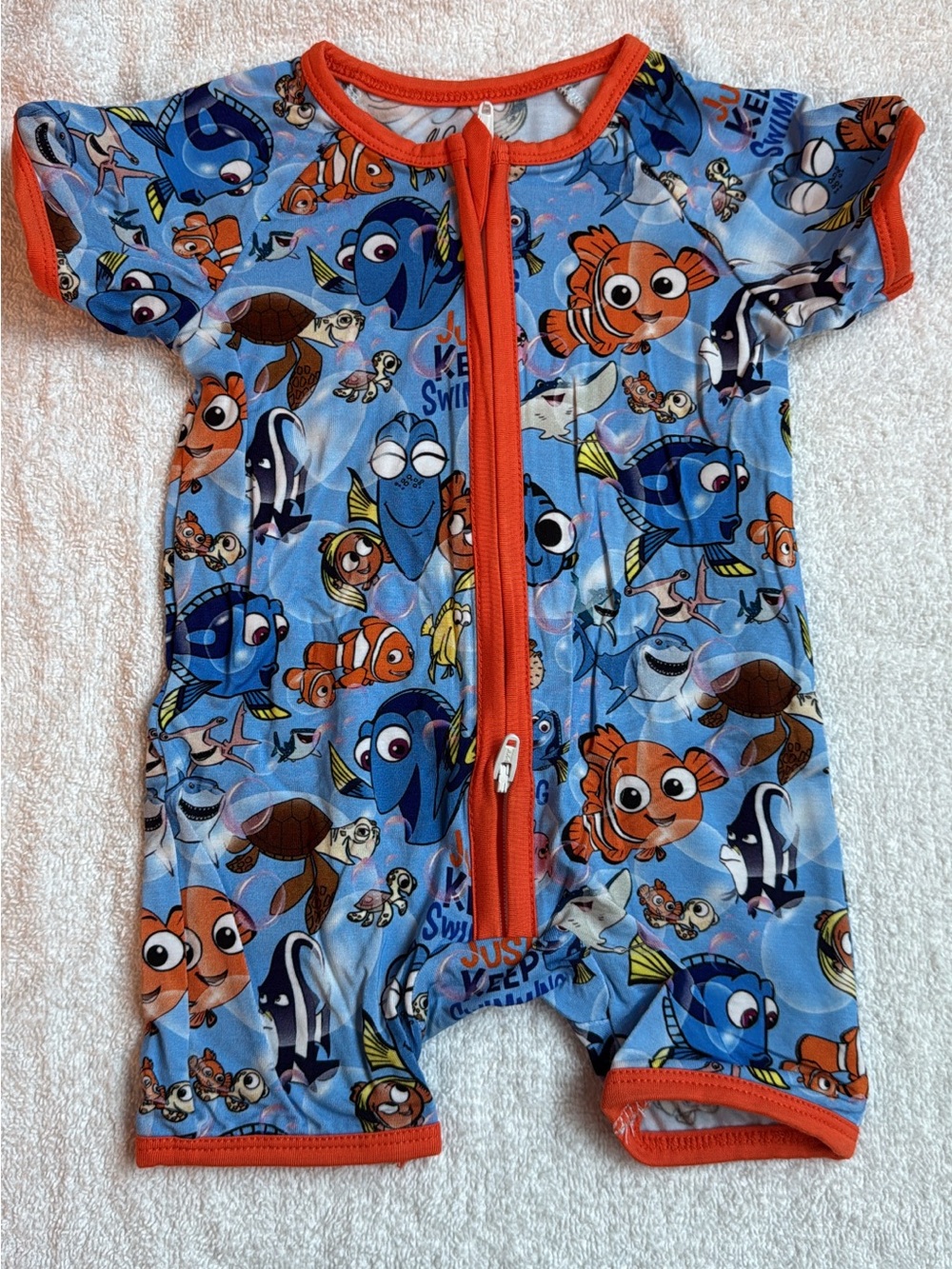 BAMBOO Finding Nemo Print Kids Shortie Pajamas